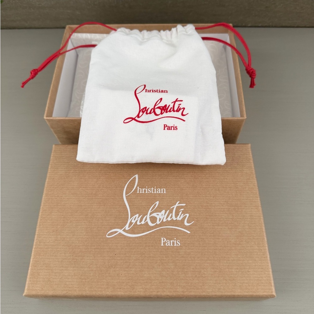 Christian Louboutin Box with White and Red Dust Bag